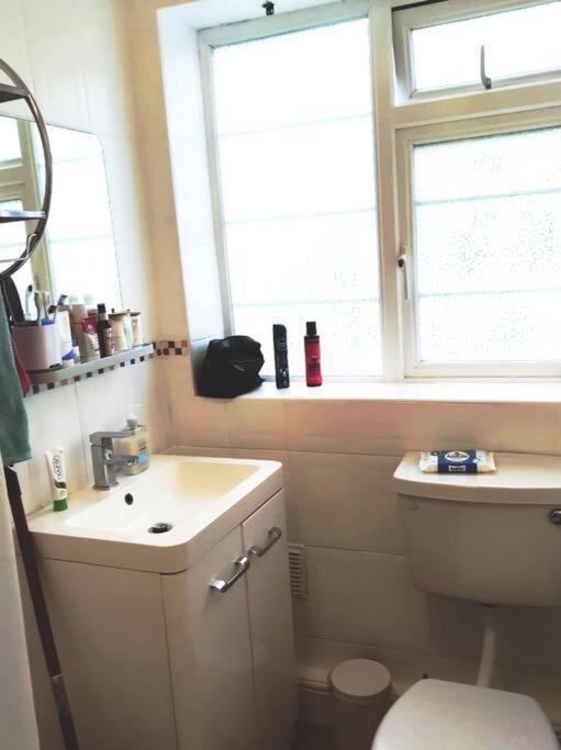 2 Bed Flat Near Station With Parking&Comgarden Διαμέρισμα Σάτον Εξωτερικό φωτογραφία
